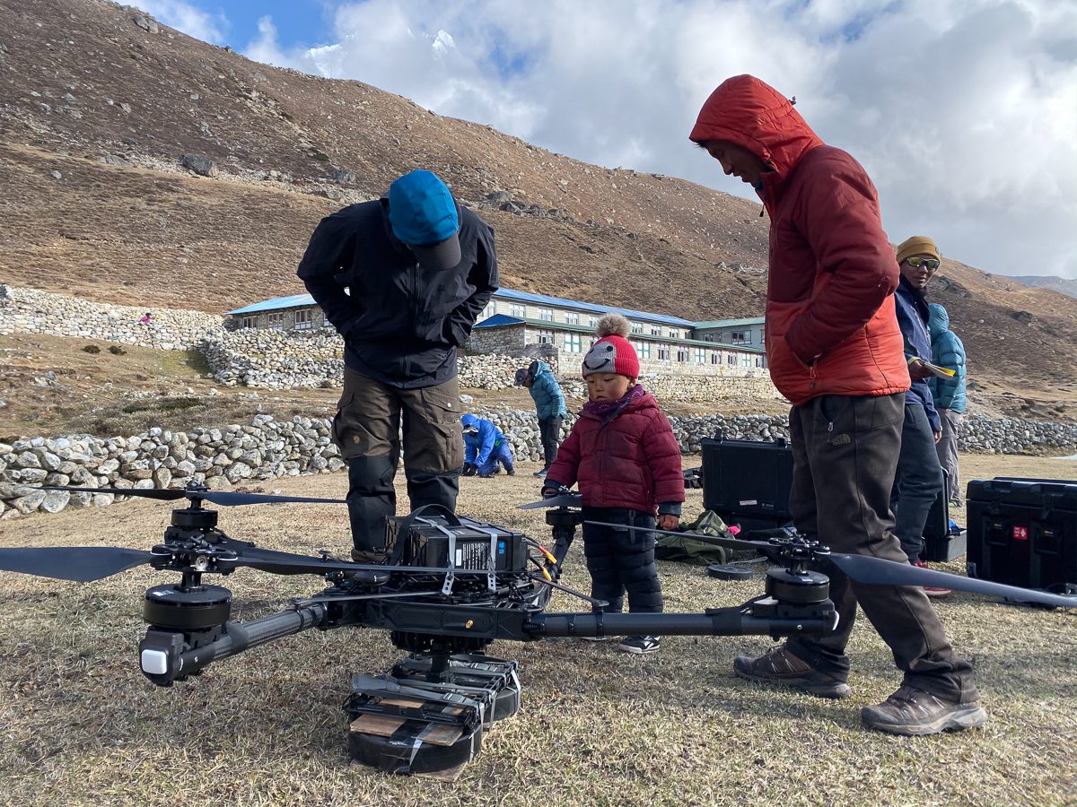 Nepal high altitude drone pilots