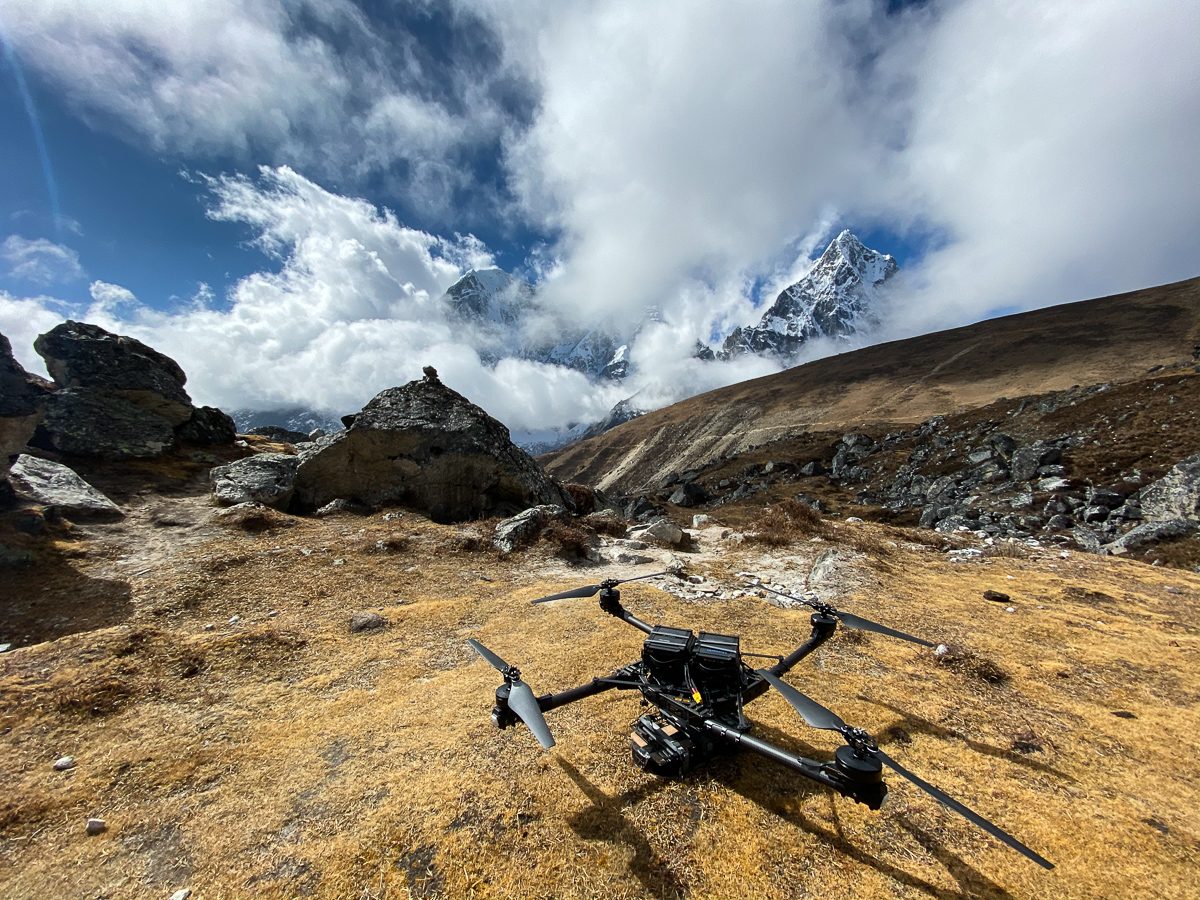 DroneBoy's Freefly ALTA X flying at 5000m altitude