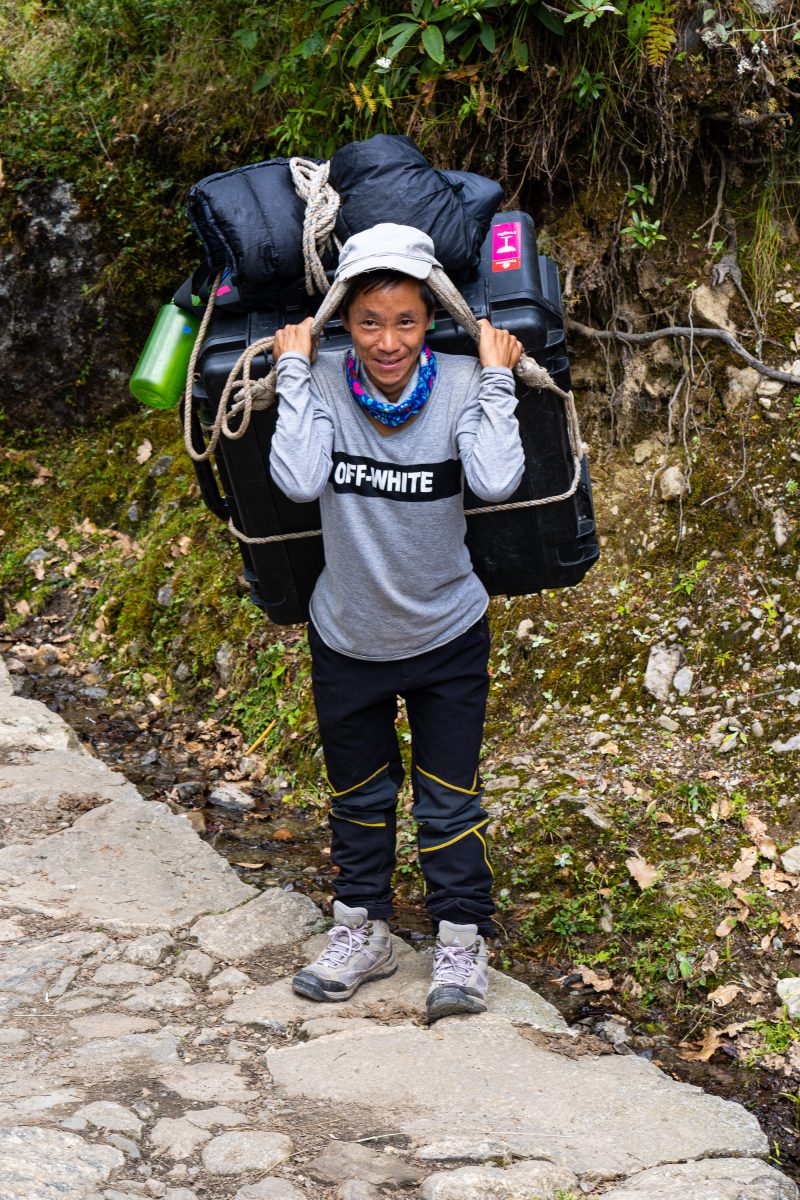 drone porter nepal