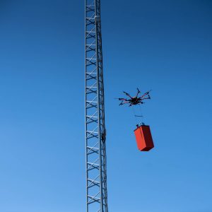 flying snack drawer on drone