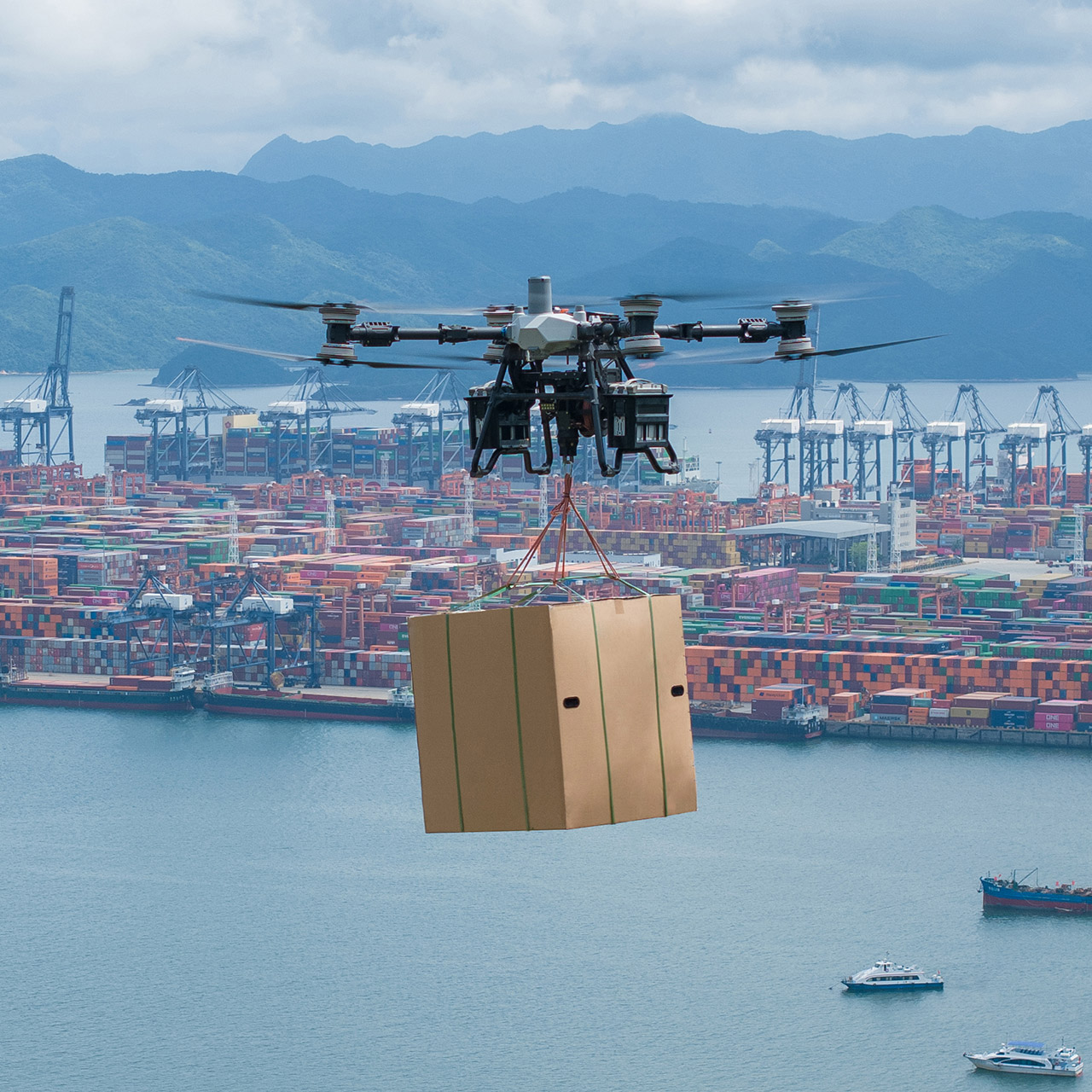 Ultra heavy lift industrial drone delivery in Canada